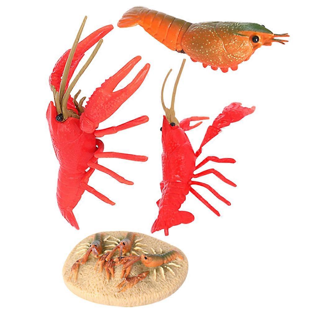 1 Set Lobster Growth Cycle - Scorpion Life Cycle Science Crayfish Figurine Funny Crayfish Cycle Plaything For Classroom Learning