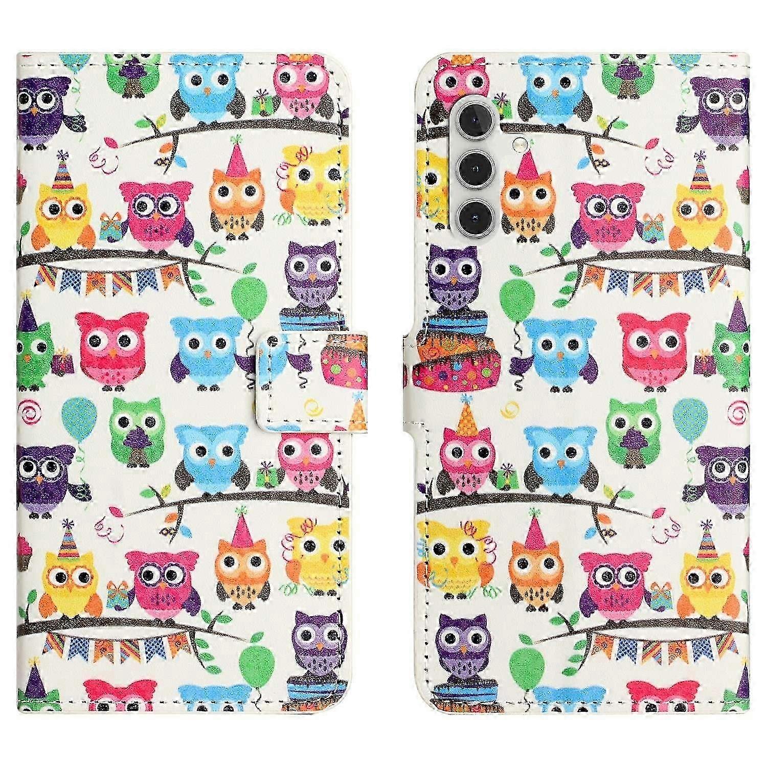 For Samsung Galaxy A26 5g Case Pattern Print Pu Leather Wallet Phone Cover - Illusion Butterfly