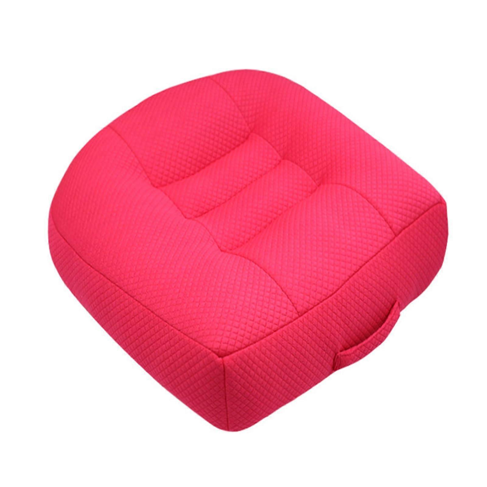 Car Booster Seat Cushion Driver Posture Cushion Memory Foam for Skoda Octavia Rapid Roomster Scala Superb Yeti Pink