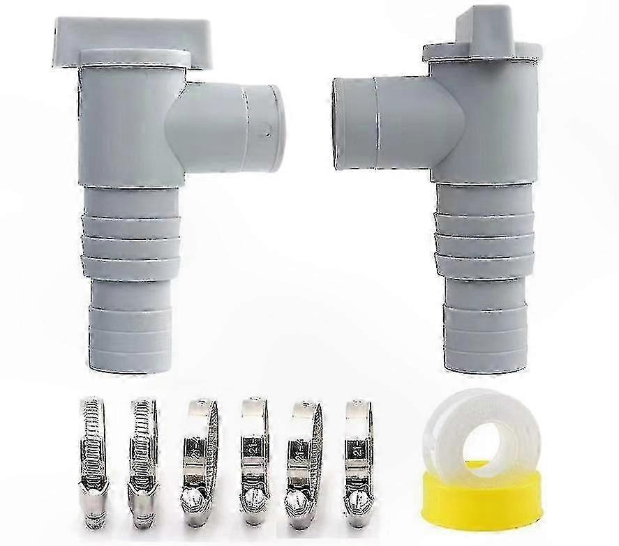 Swimming Pool Valve Set for 32mm Hose Connection, Compatible with Multiple Brands