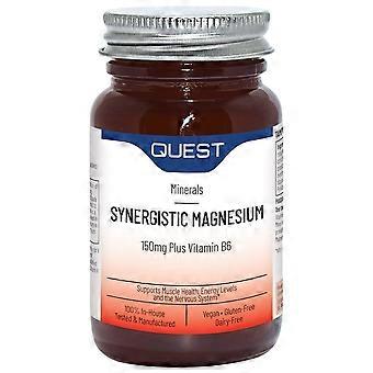 Quest Synergistic Magnesium 150mg 60 Tablets - 2 Pack
