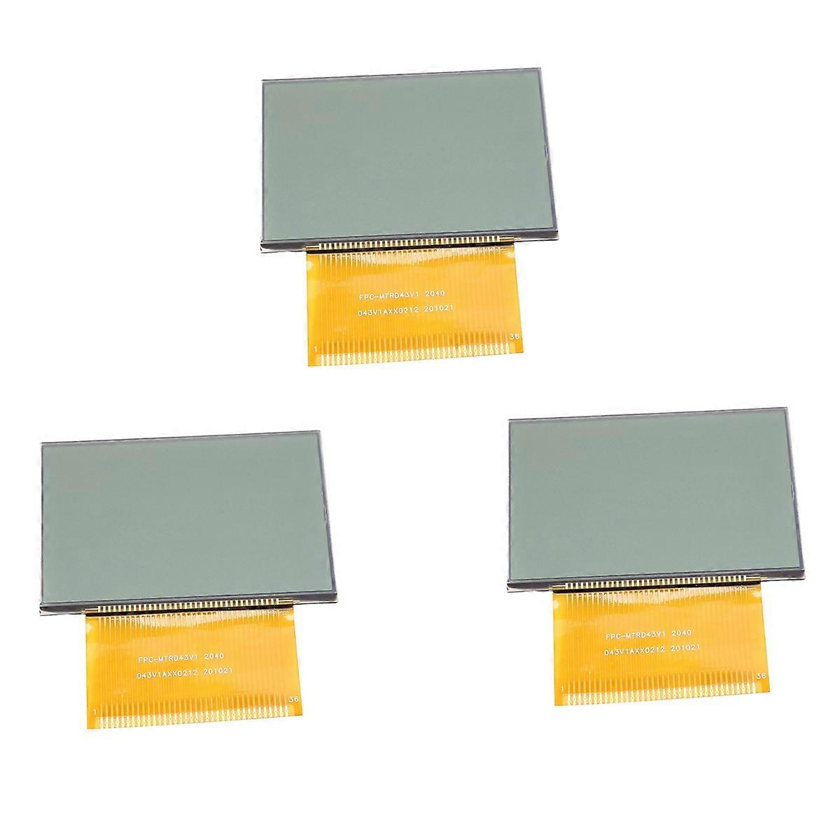 3X LCD Display for Instrument Cluster Screen Repair Replacement