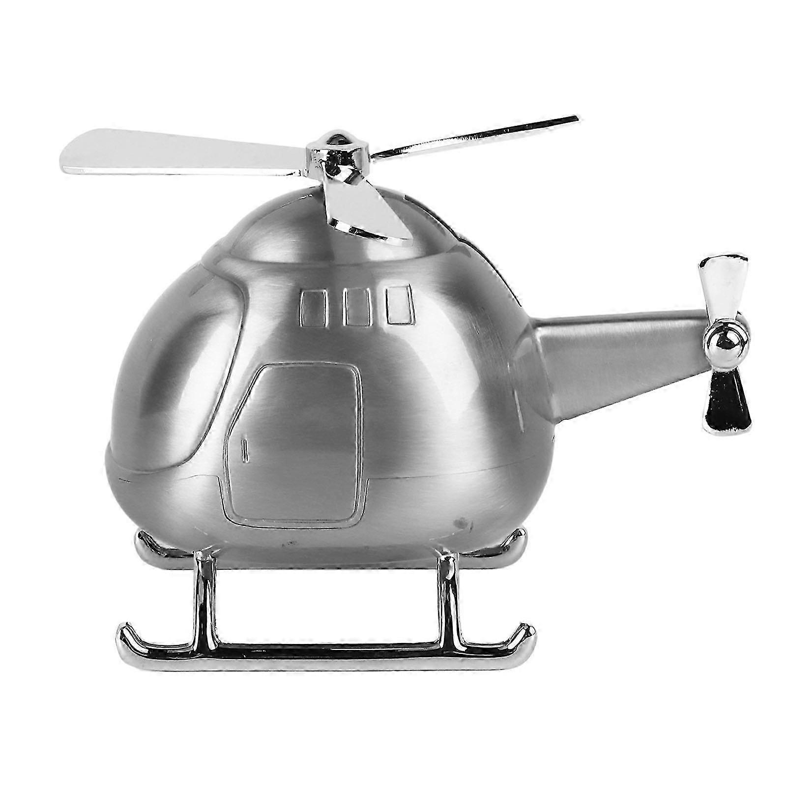 Διακοσμητικό βάζο αποταμίευσης χρημάτων μετάλλων τραπεζών νομισμάτων ελικοπτέρων για το δώρο ενηλίκων και παιδιών