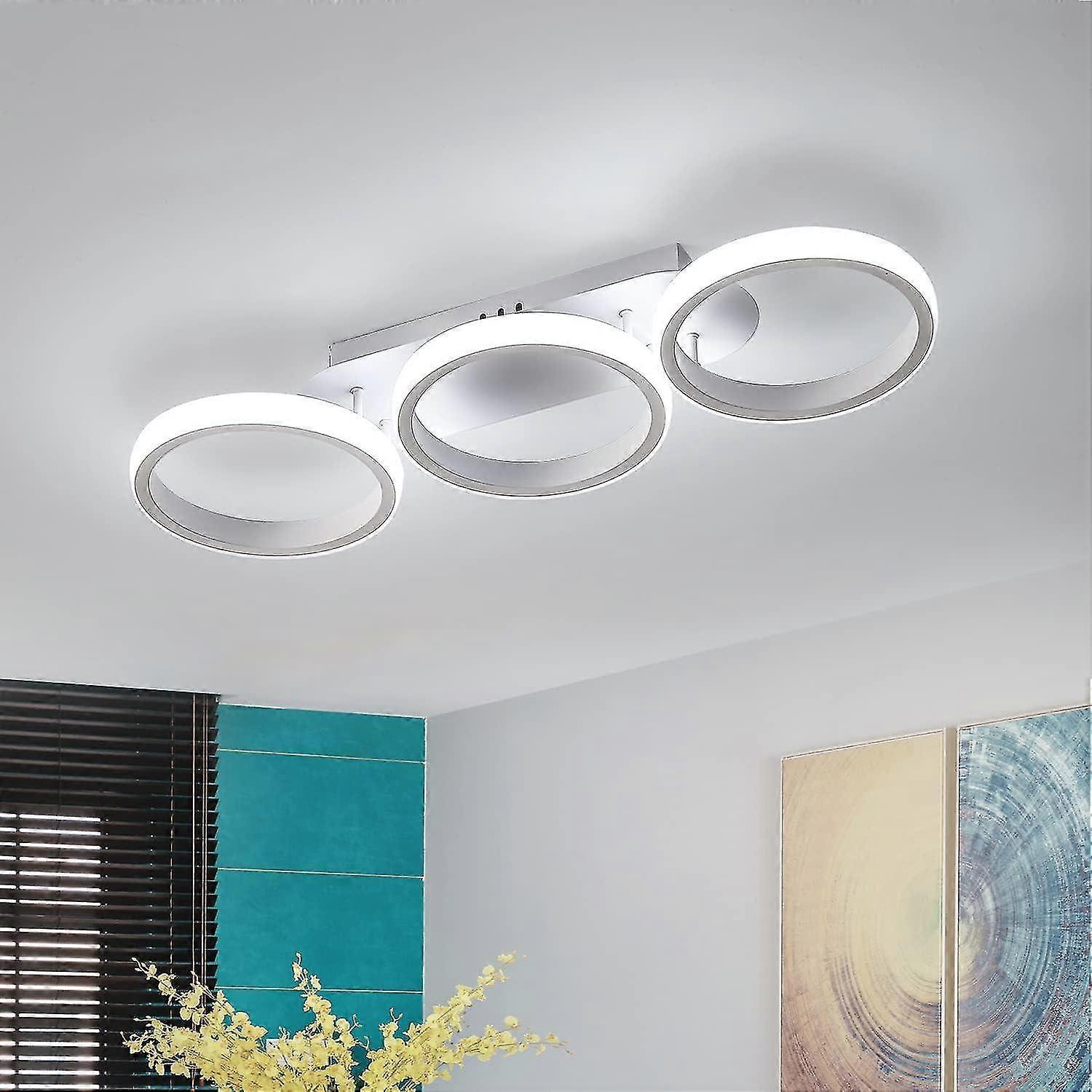 Modern LED Ceiling Lights, White Round Design Indoor Ceiling Lighti...