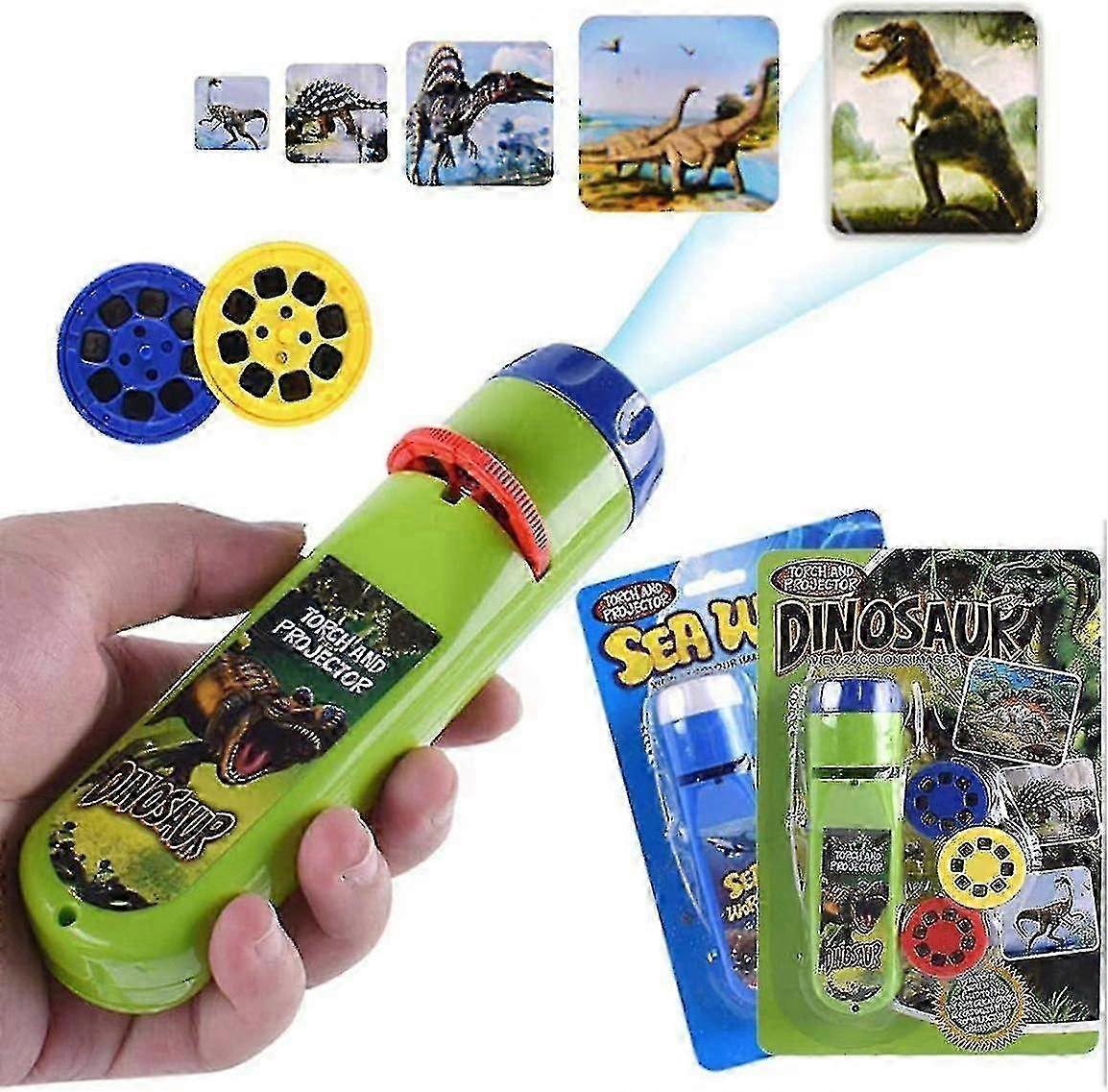 Torch Projector Light Toy: Projection Lighting Story for Kids Age 3-5, Educational Night Light with 48 Images