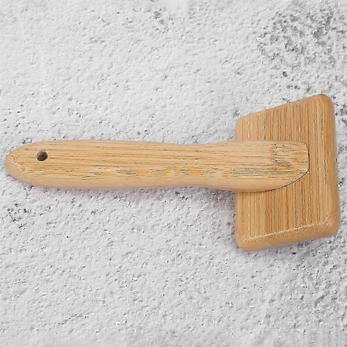 Gobelängvävskam och makramé slicker borste för bomullsrep, öppen knut och sticktillbehör i DIY flätade projekt