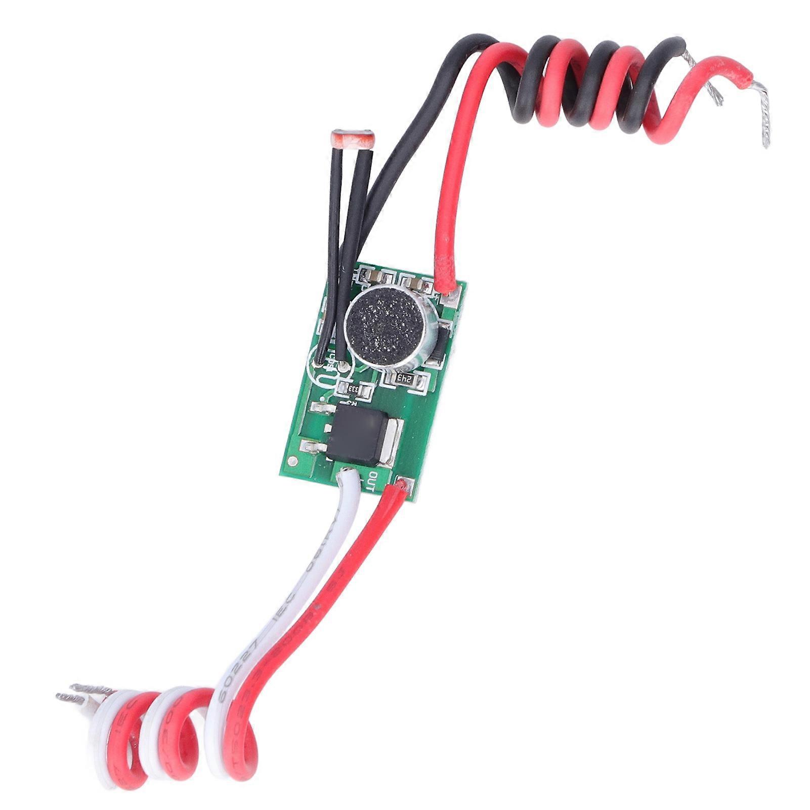 Solar sound control circuit board, sound control induction switch, low voltage LED sound control circuit board