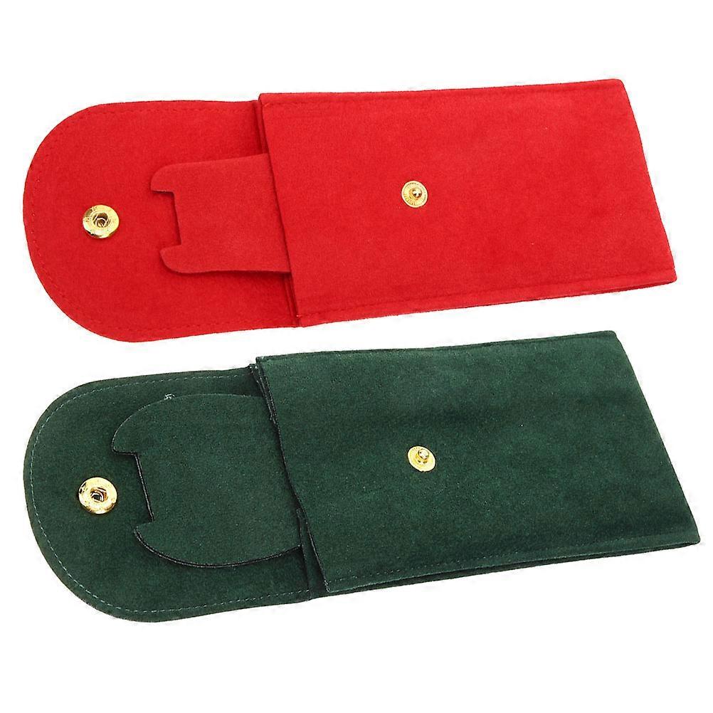 Worgeous 2pcs Watch Cases Storage Pouch Organizer Portable