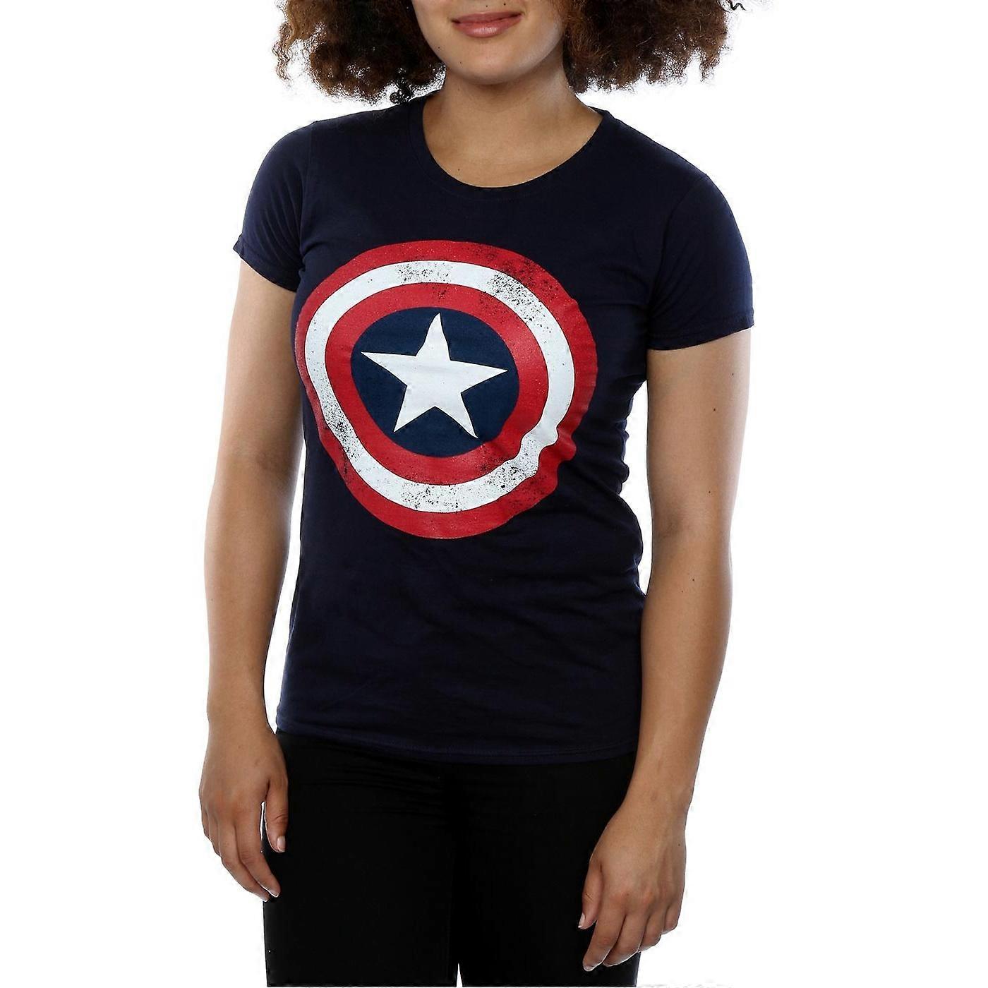 Captain America Dames/Dames Shield T-Shirt