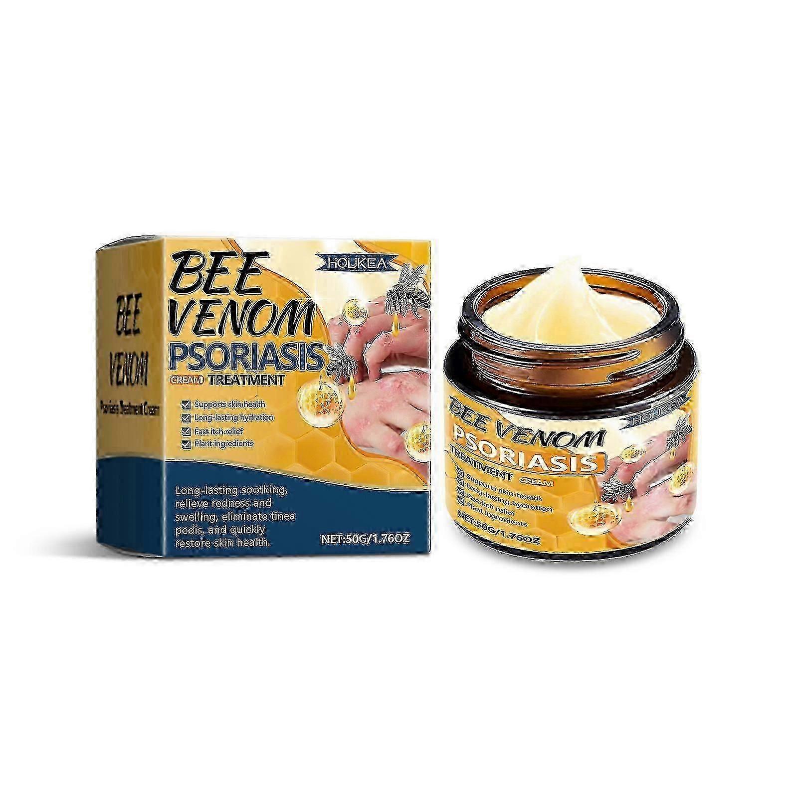 蜂毒乾癬クリーム、蜂毒乾癬治療クリーム、スキンリリーフかゆみ止めクリーム、スキンケアスージングクリーム、保湿剤フケ除去