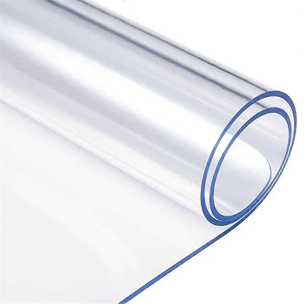 1MM Ultra-thin Desk Dining Table Protector 40x100CM Clear PVC Table Pad Desktop Cover Mat