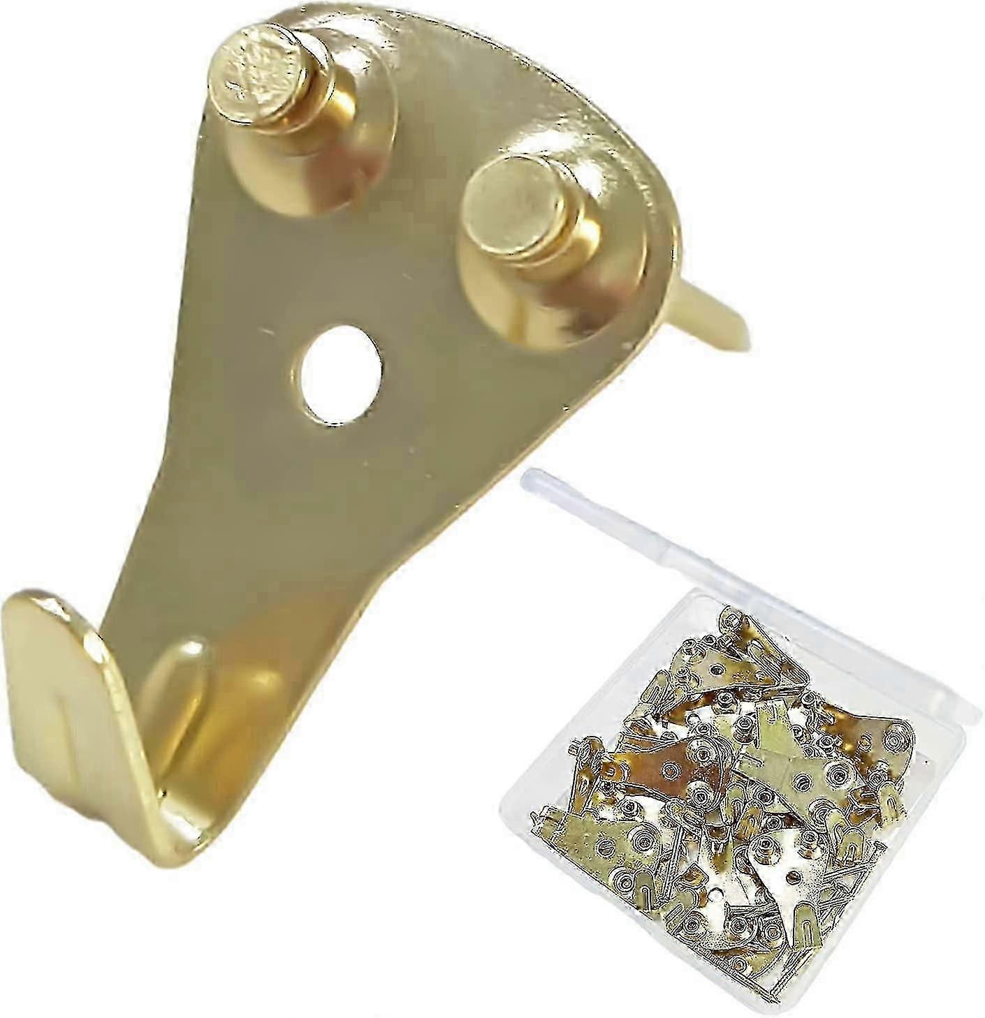 30Pcs Picture Hanging Hooks For Hard Walls With Nails