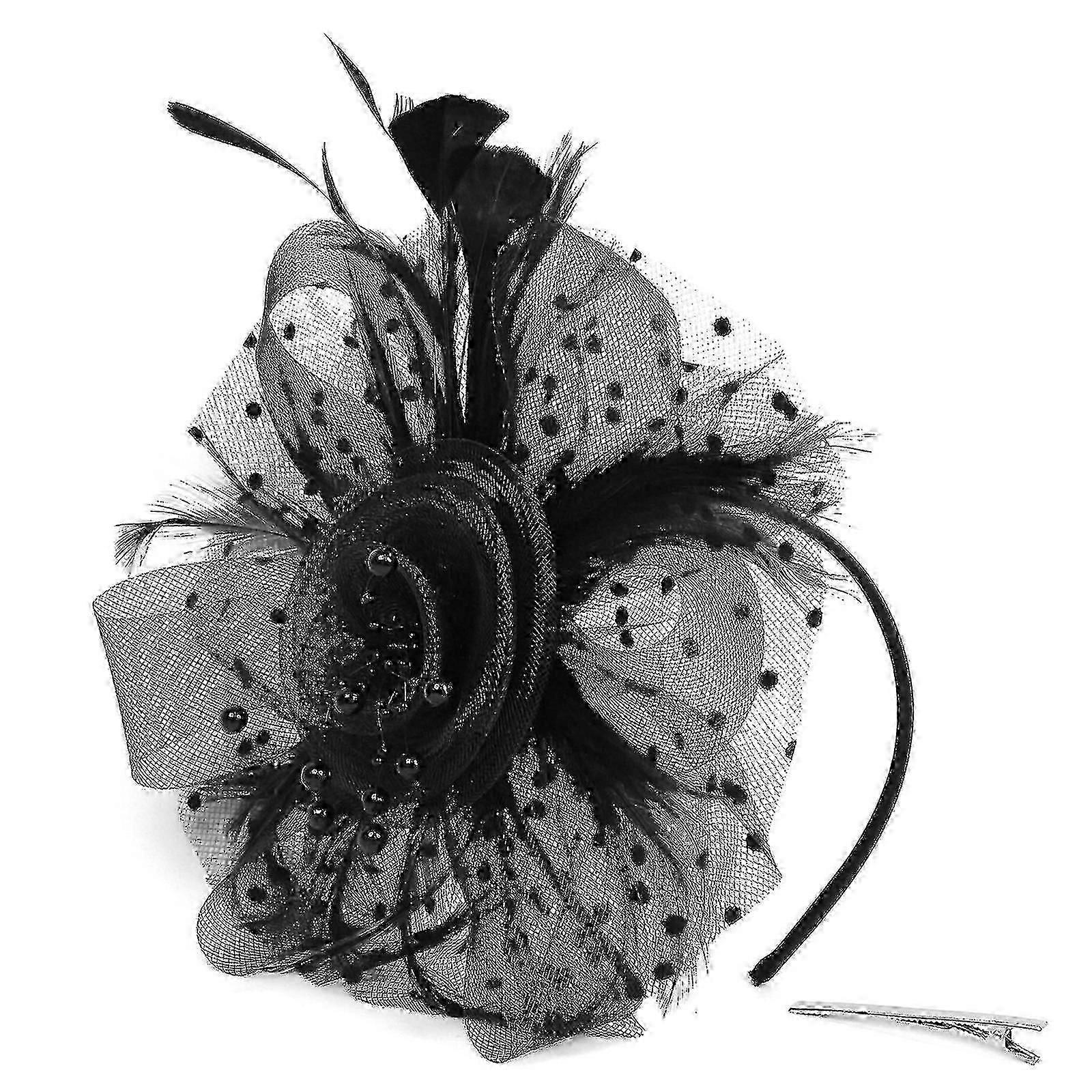 Γυναικείο Καπέλο Fascinator με Κεφαλόδεσμο για Tea Party, Derby, Γάμο, Καρναβαλικές Εκδηλώσεις