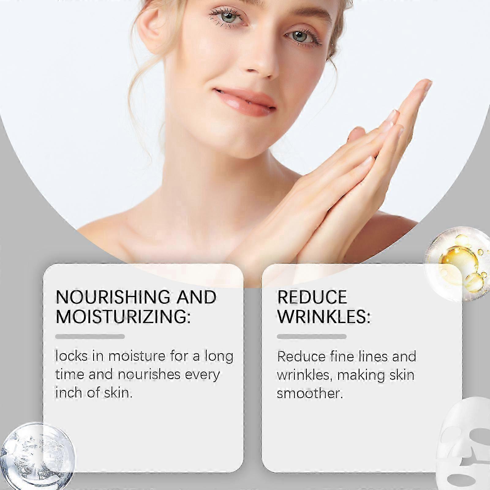 Revitalizing Collagen Moisturizing Face Mask with Niacinamide & Tocopherol  Deep Hydration, Anti-Aging, Skin Nourishment, Easy Spa-At-Home Treatment f