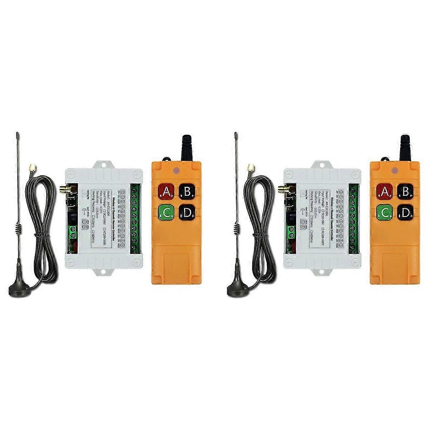 DC12-36V 4CH Wireless Remote Control Switch Receiver