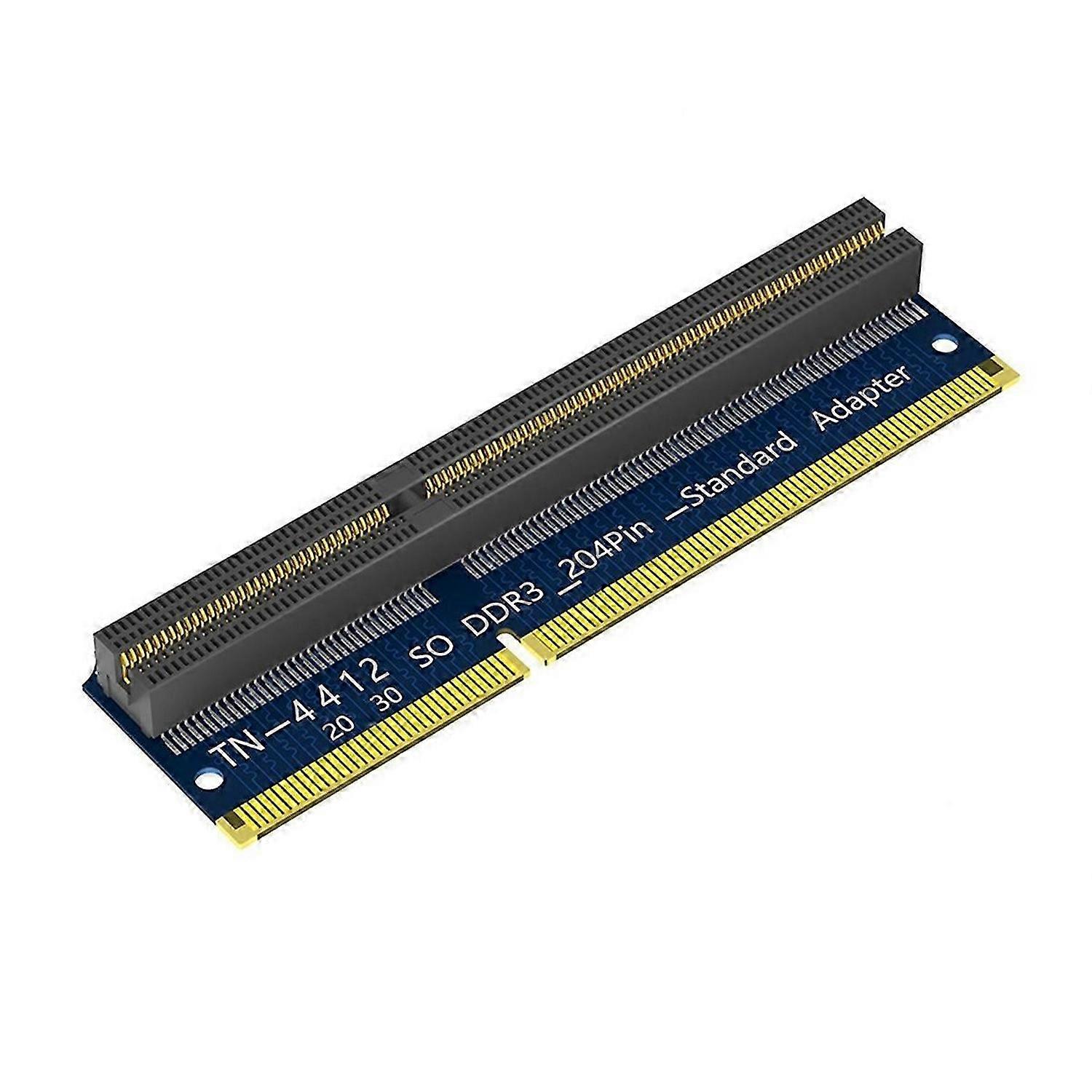DDR3 karta dopředného adaptéru 204pin 260pin standardní slot tester paměti standardní adaptér pro notebook PC