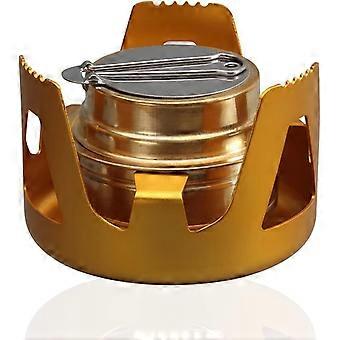 Mini Tragbarer Alkoholbrenner Aluminiumlegierung Mini Camping Gaskocher Ultraleicht