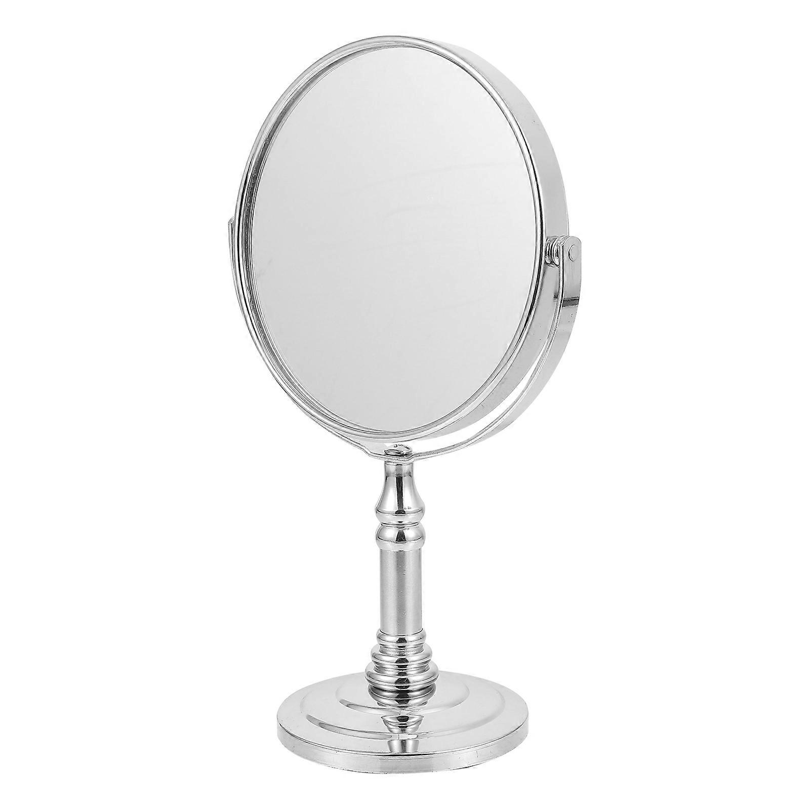 Metal Makeup Mirror Double-Sided Vanity Mirror for Home Use 2Pcs