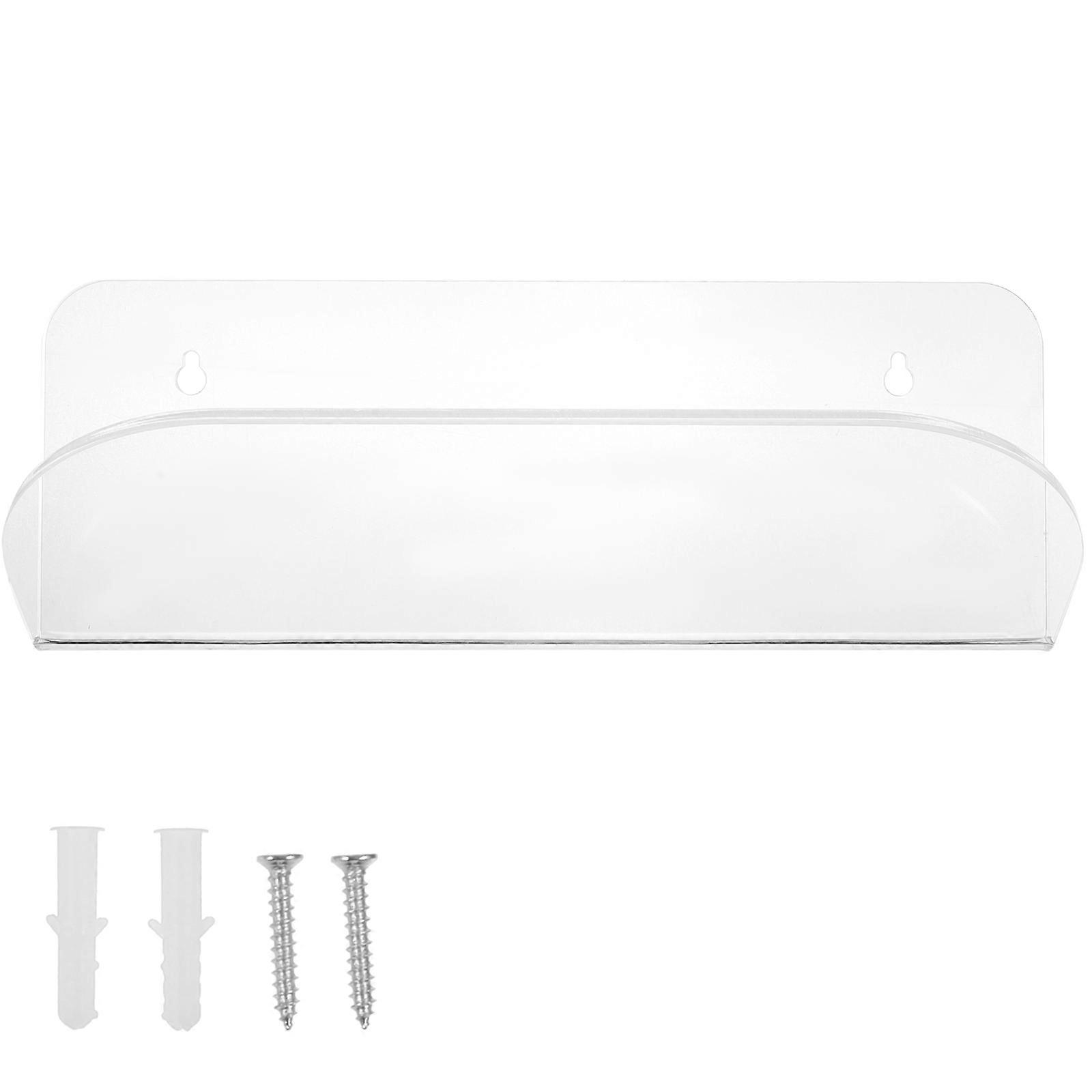 Acrylic Skateboard Wall Mount for Display with 5Pcs Transparent Racks