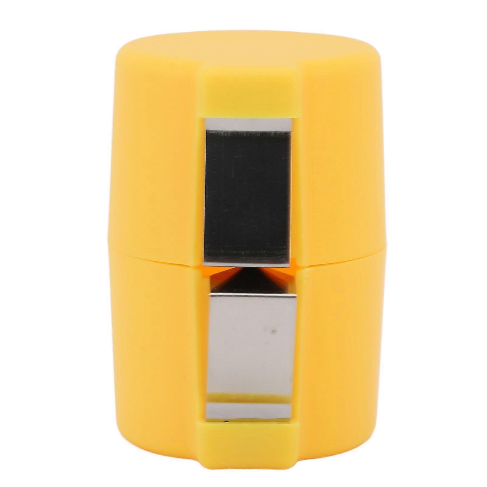 Egg Shell Opener Quick Cutting Raw and Hard Boiled Egg Cracker for Kitchen Restaurant Yellow