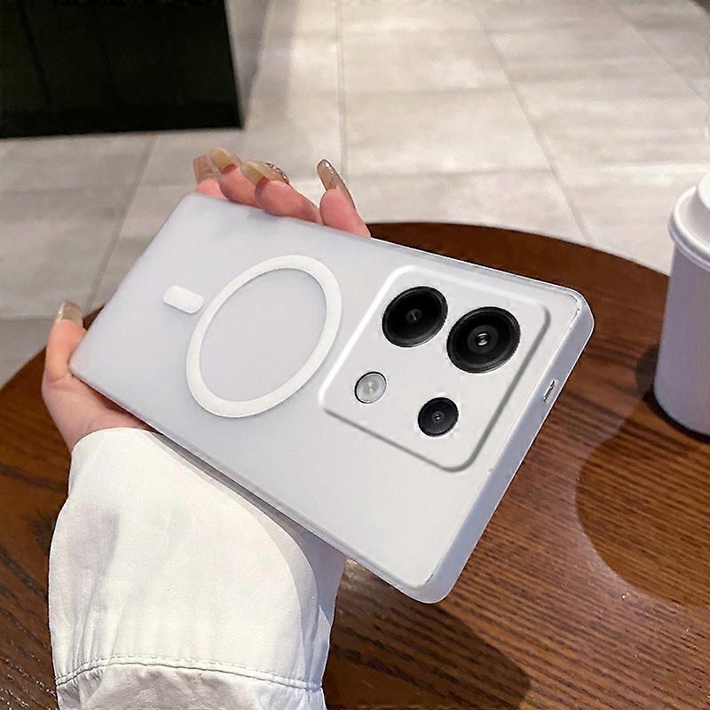 For Xiaomi Redmi Note 13 Pro 5G Poco X6 5G Case Compatible with MagSafe Precise Cutouts Matte PC Pho