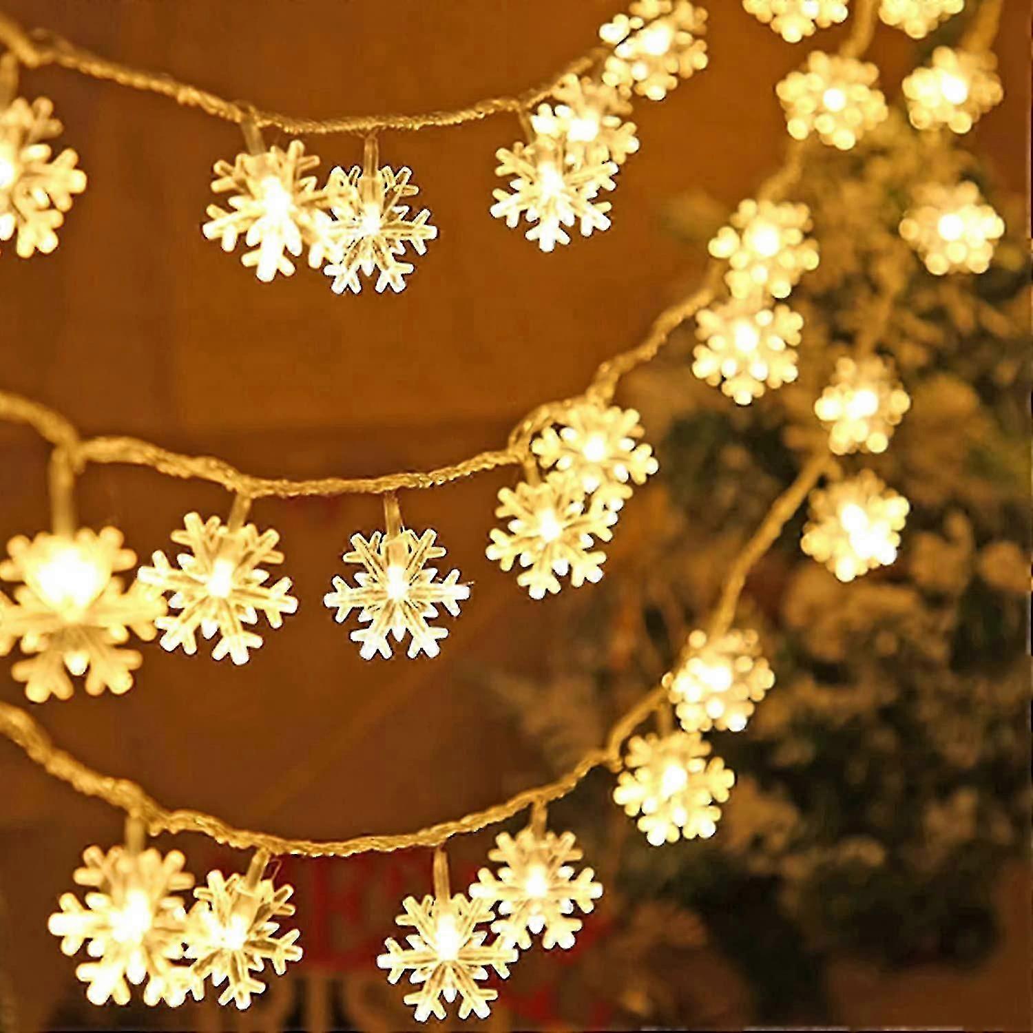 Christmas Decoration Lights Snowflake Lights Indoor Decorative String Lights Room Decoration Lights