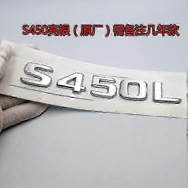 Suitable For Maybach's S Level Modification Of The Emblem, S400 S450 Side Emblem, Front And Rear Trunk Emblem, Wheel Hub Cover