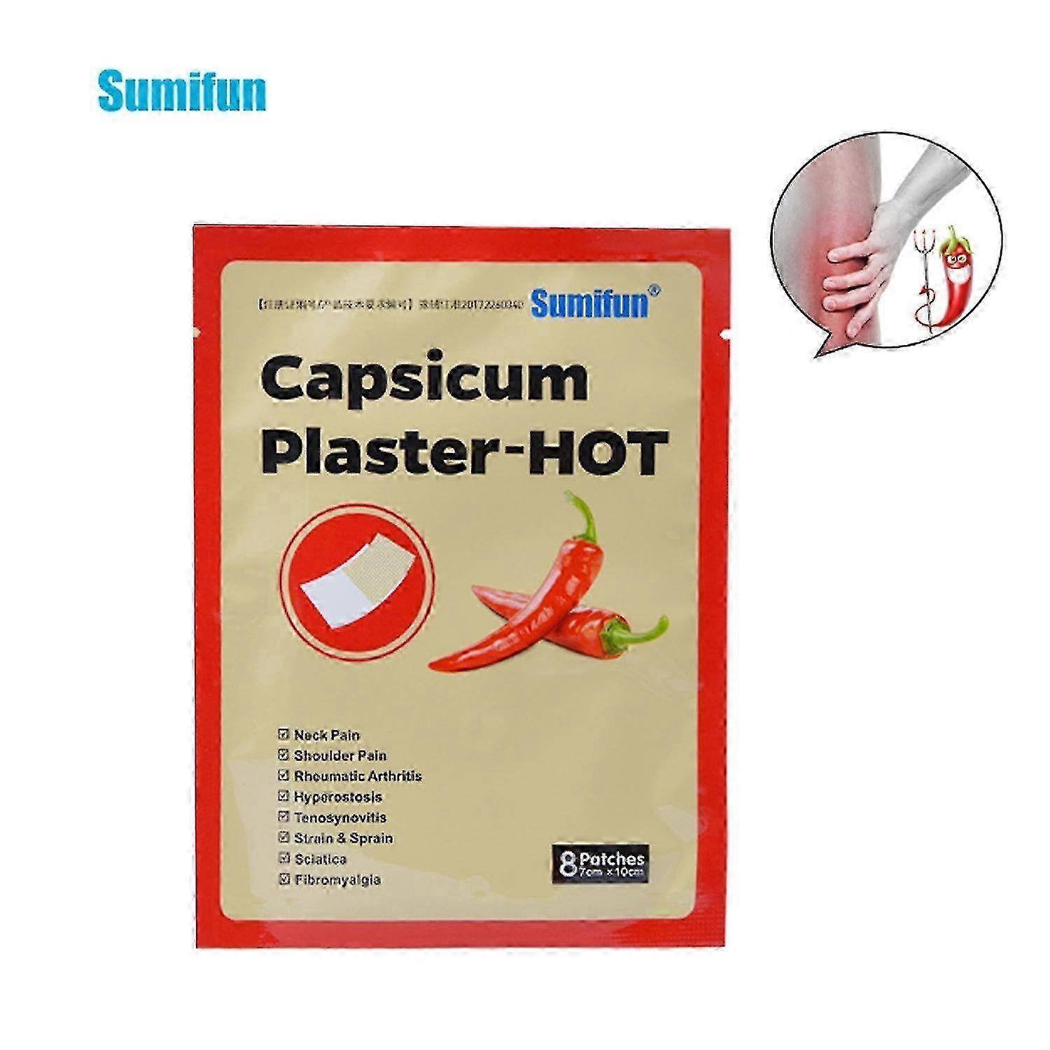 Pfefferpflaster 1 Packung mit 8 Tabletten