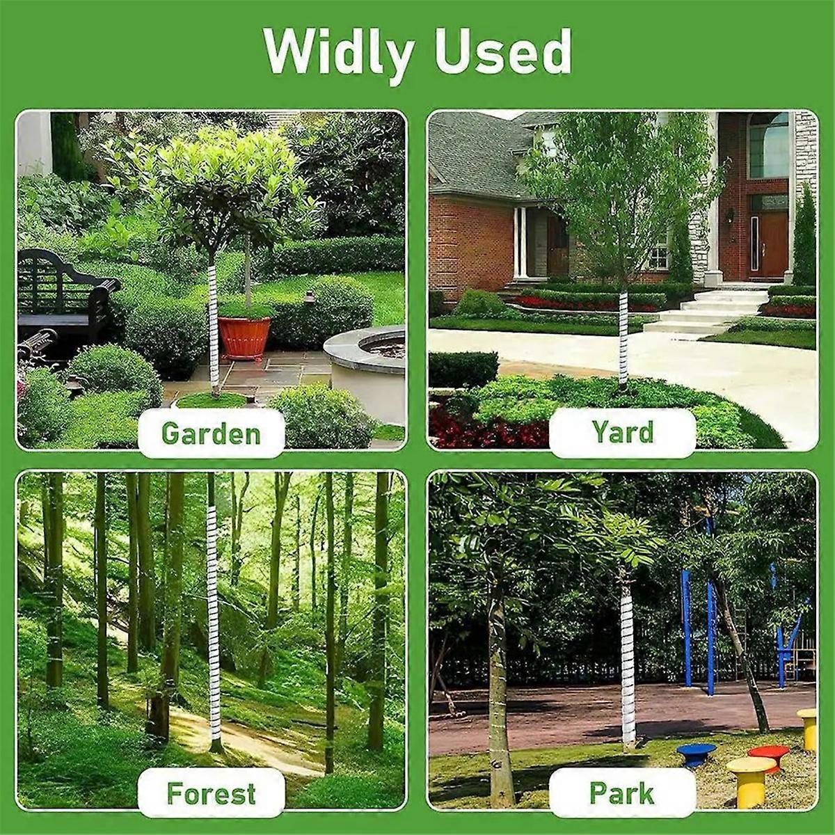 Plant Tree Trunk Protector Weather Preventing Plastic Guards Cover A
