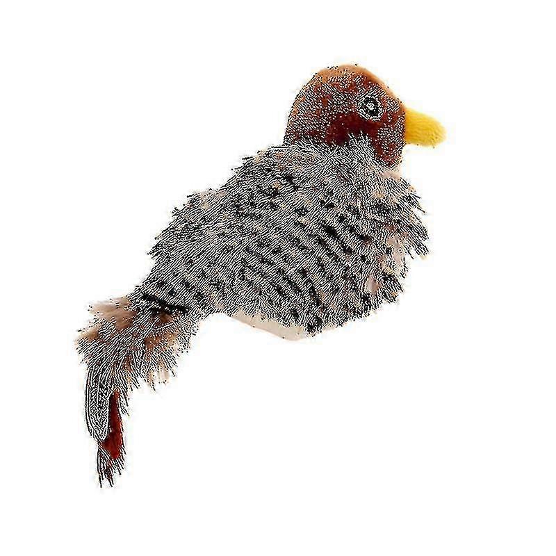 Cat Toys For Indoor Cats, Interactive Chirping Bird Electronic Sound Soft Plush Toy Relieve Boredom