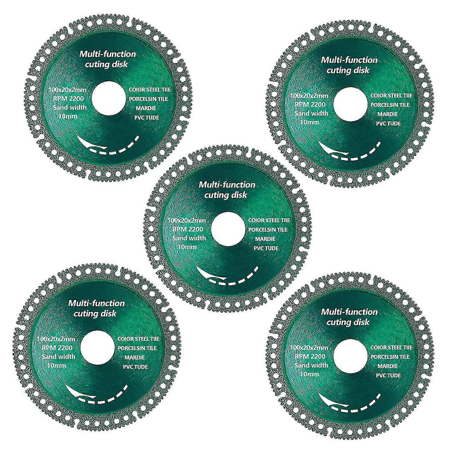 1/5/10pcs Angle Grinder Cutting Discs High Hardness Sharped Cutter for Ceramic Tiles