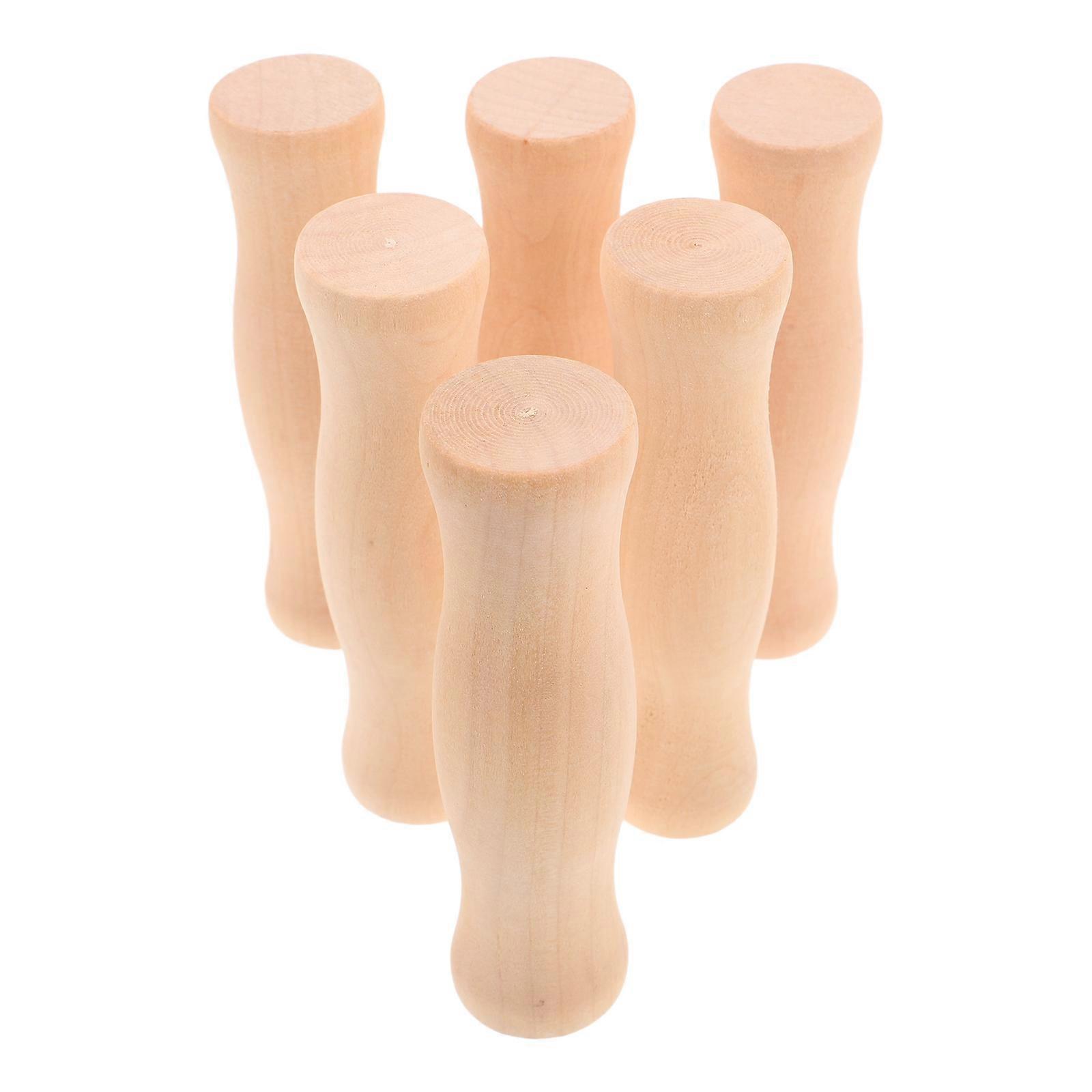 Smooth Wooden Bucket Handle Replacement for Home and Garden Use 24Pcs