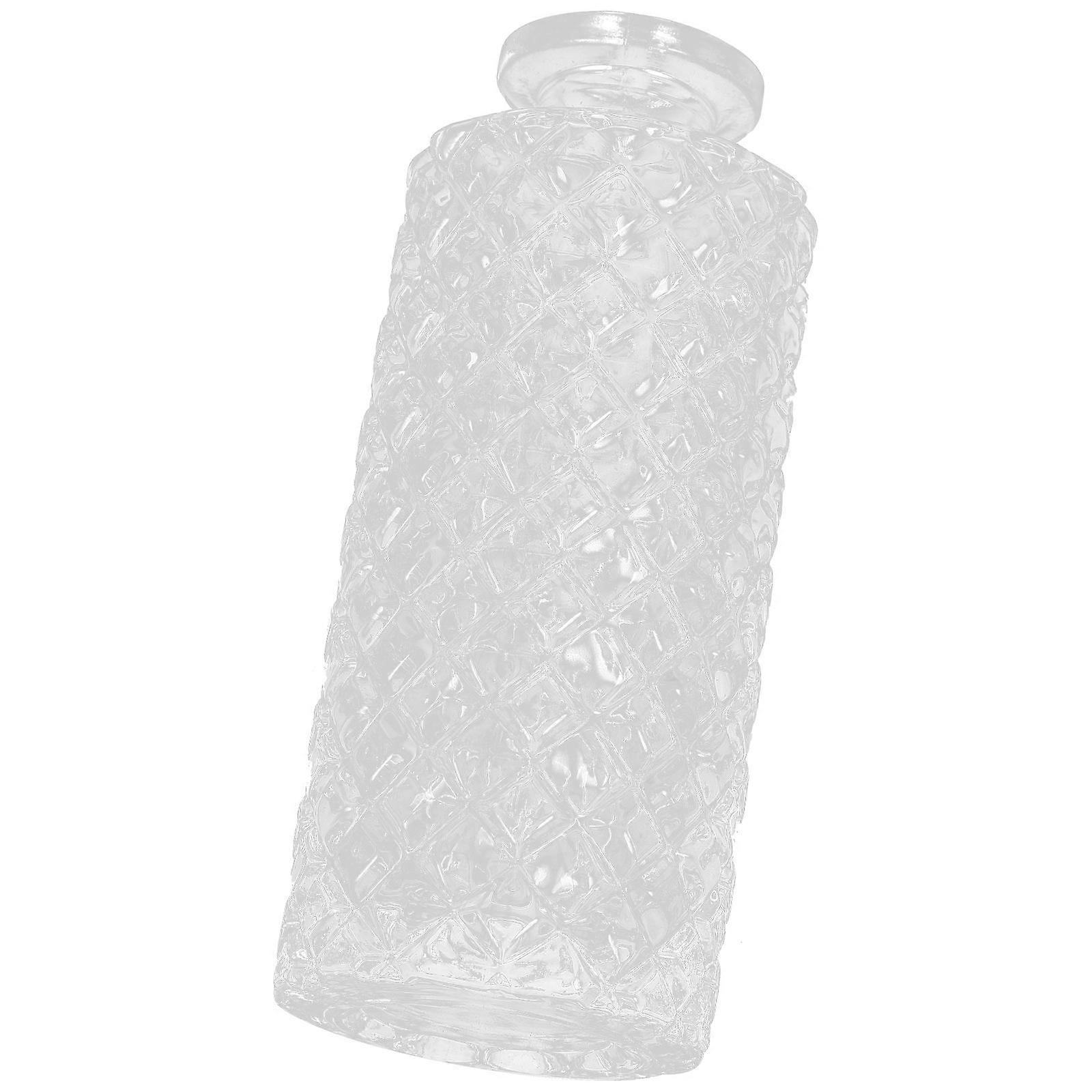 vase en verre rétro récipient de fleur en verre pour usage domestique 4 pièces ensemble