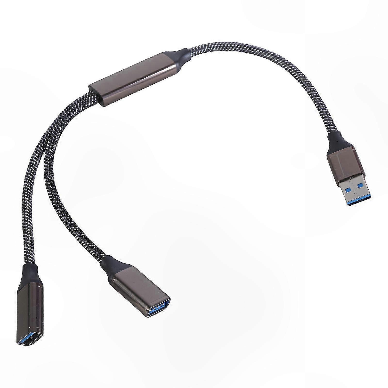 USB 3.0 Y Splitter Cable for Enhanced Charging and Data Transfer with Compatible Devices