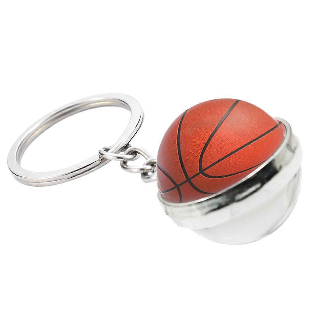 5Pcs Sports Keyring Backpack Hanging Ornament For Daily And Decorative Use In Bright Orange Color