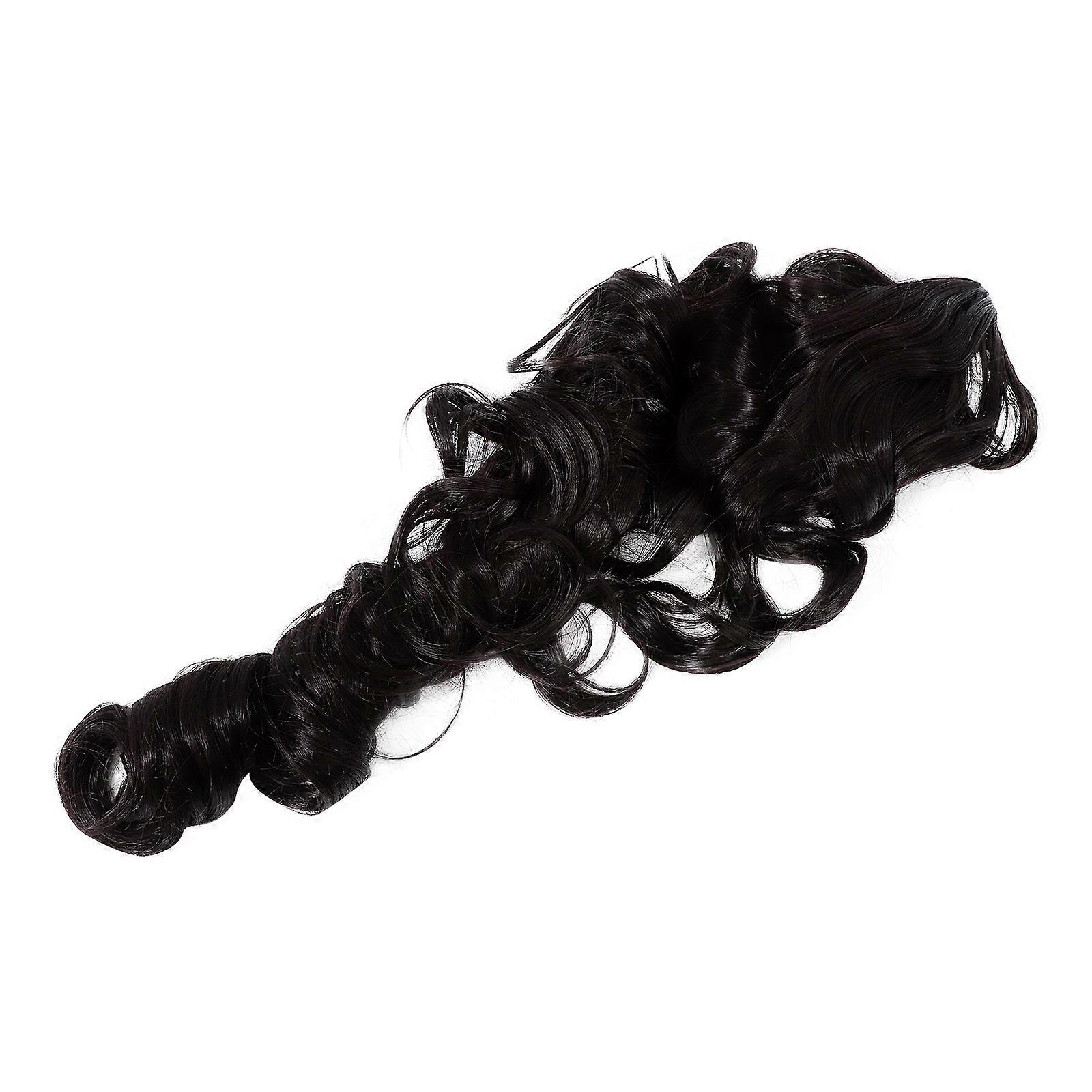 Ponytail Design Long Curly Hair Extensions For Ladies Perfect For Cosplay And Stage Performance Available In 70X8CM Size 2Pcs