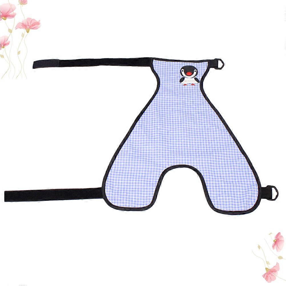 Pet Belly Cover Chequer Pattern Dog Waterproof Clothes for 3Pcs Adjustable