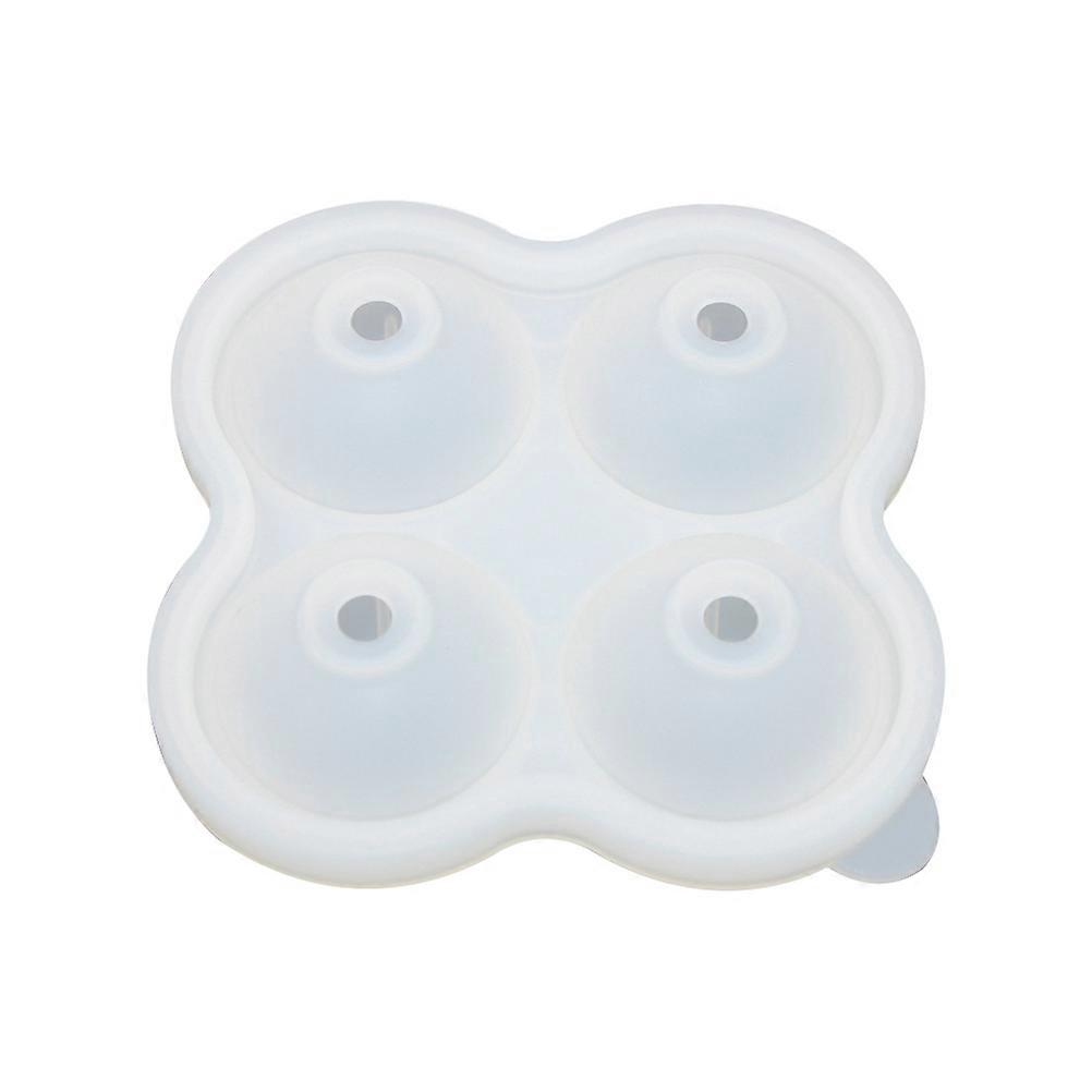 Ice Cube Tray Silicone 2Pcs with Lid for Kitchen Use and Food-Grade Mold