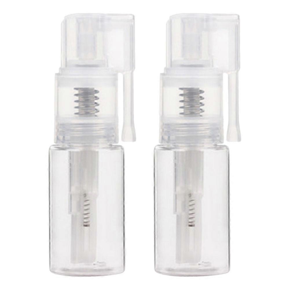 Portable Transparent Powder Spray Bottle for Storage 10Pcs