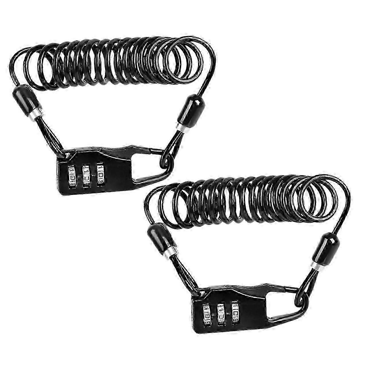 2025 Secure 2-Piece Bike Combination Lock with Digit Code for Bicycles and Scooters