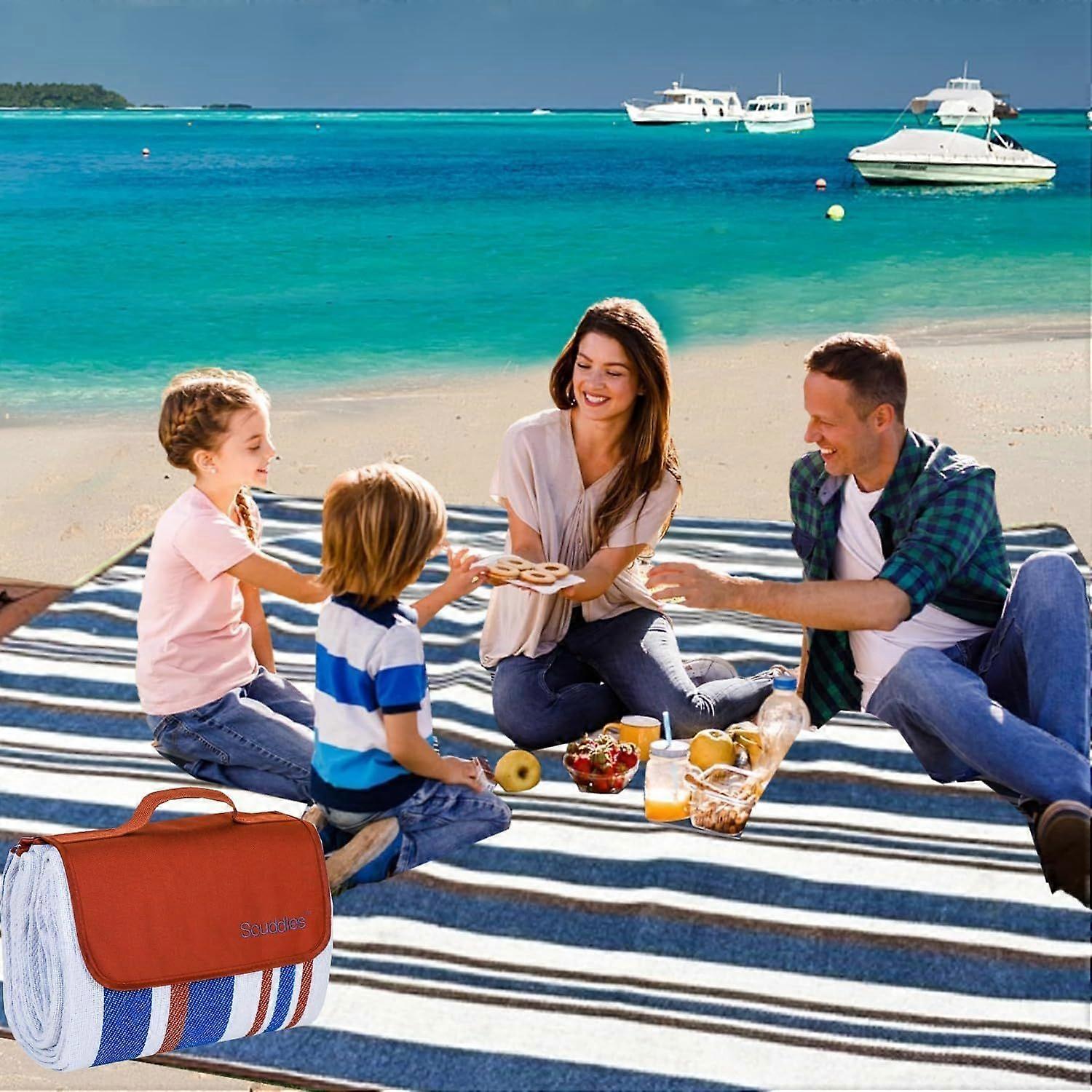 2025 Latest Model 80x 80 Picnic Blanket Extra Large, Waterproof and Foldable