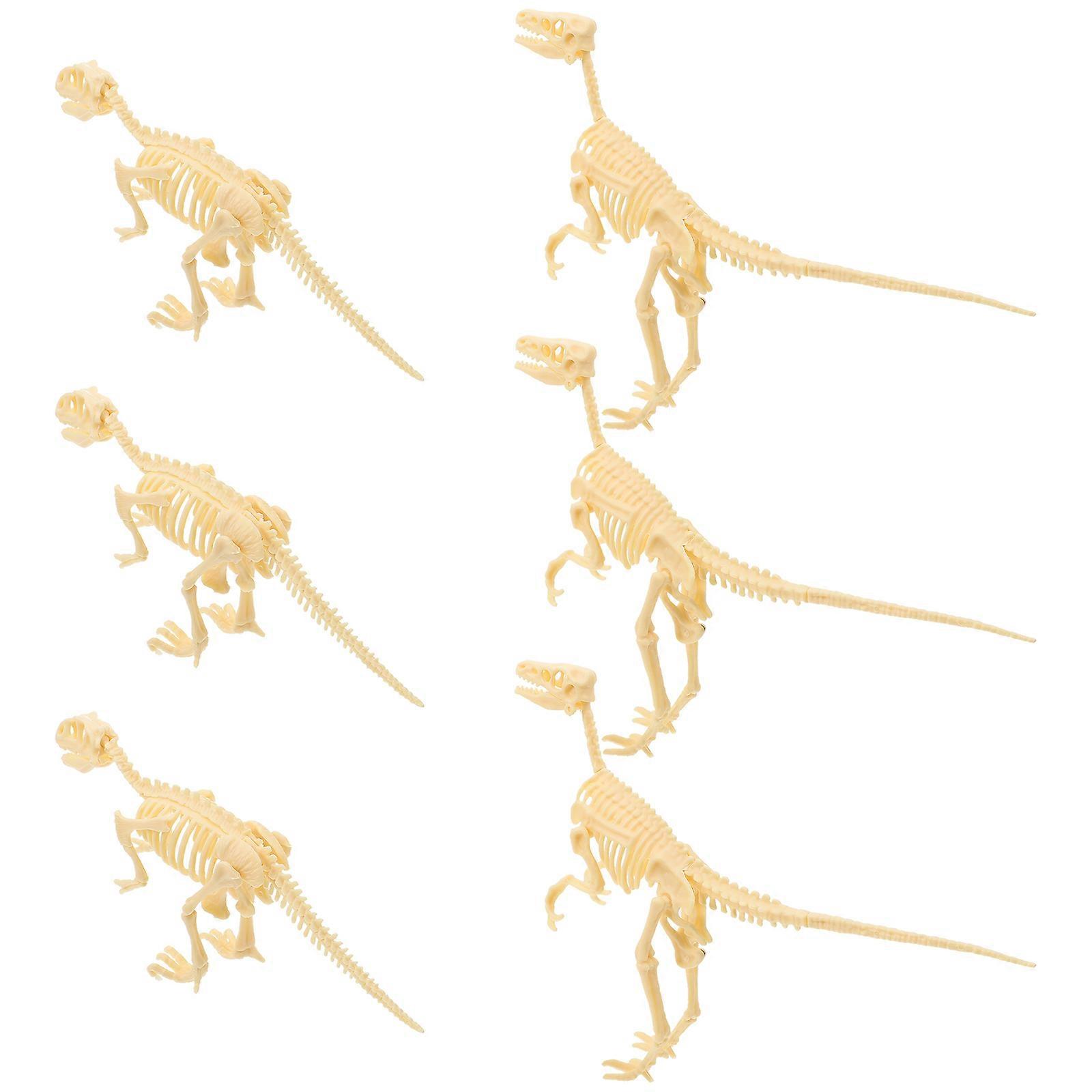 DIY Dinosaur Skeleton Fossil Model Building Kit For Families Indoor .6×7.1×7.9in With 24 Pcs