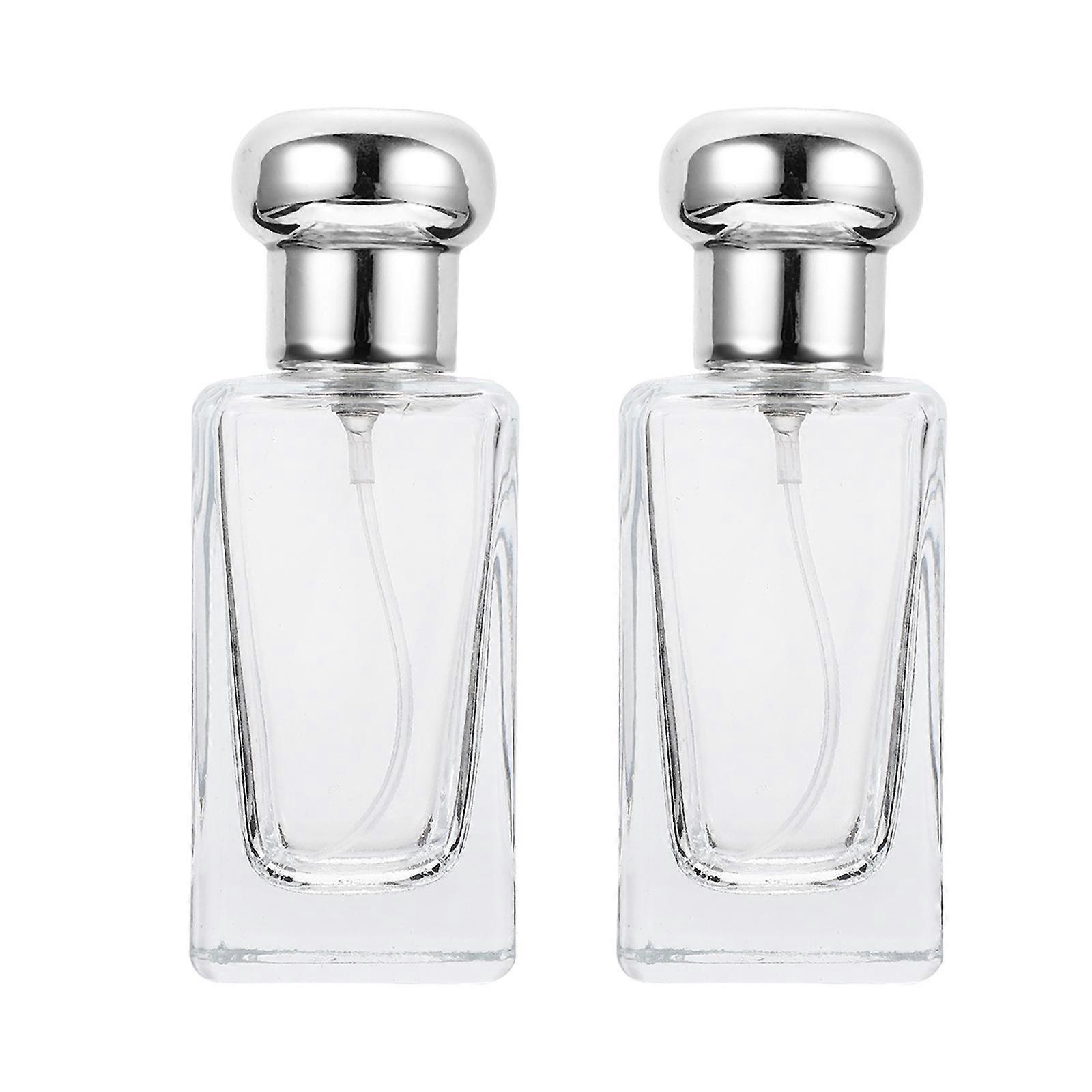 Spray Perfume Glass Bottles with Mushroom Head for Refillable Use 2Pcs