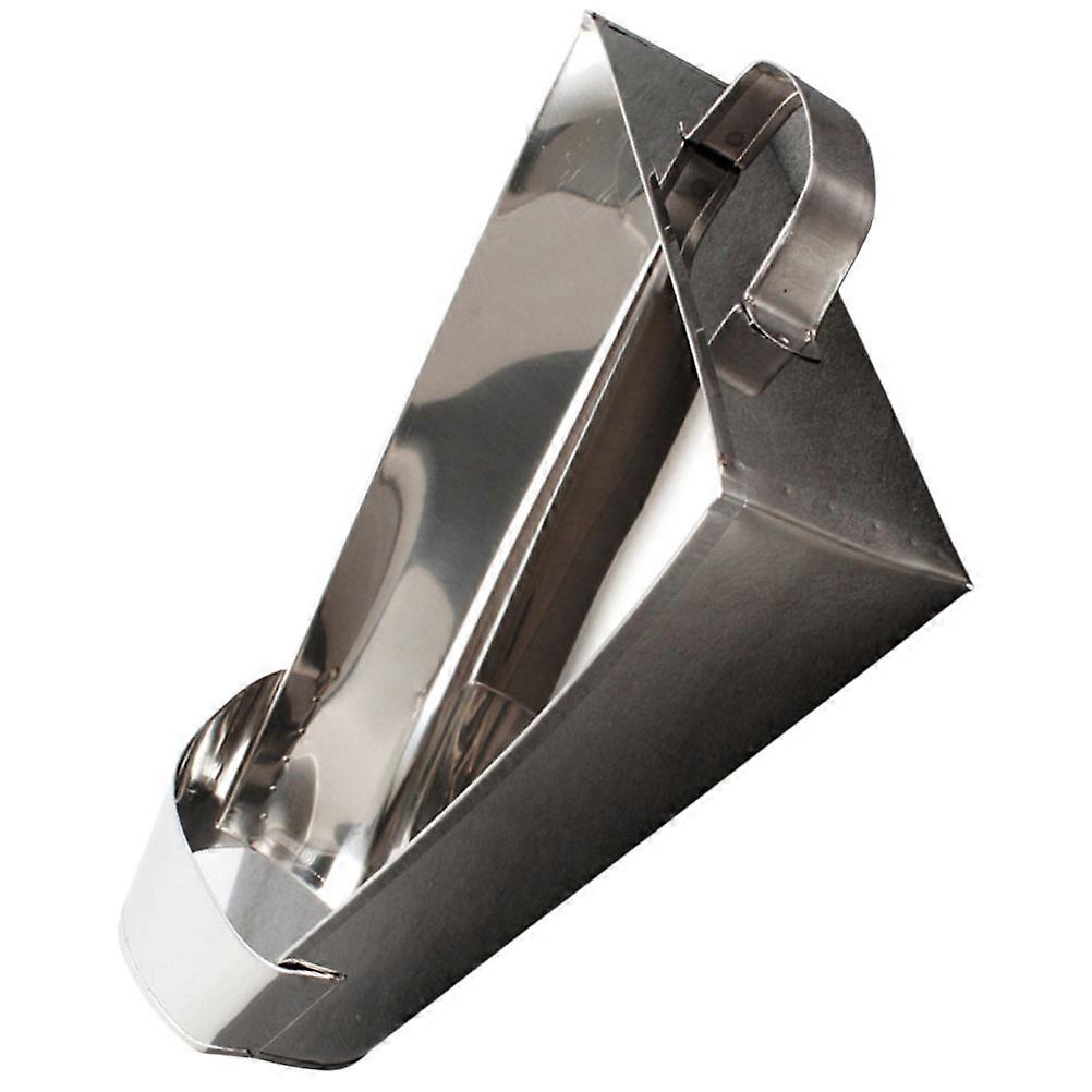 Lot de 2 pelles à nourriture en acier inoxydable pour poulet frit, argent