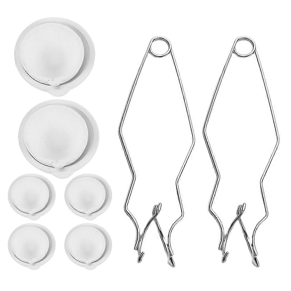 Κιτ τήξης μετάλλου με λαβίδα χύτευσης χρυσού, μακρύ χωνευτήριο για ενήλικες επαγγελματίες, υψηλή αντοχή στη διάβρωση, 8 τεμάχια