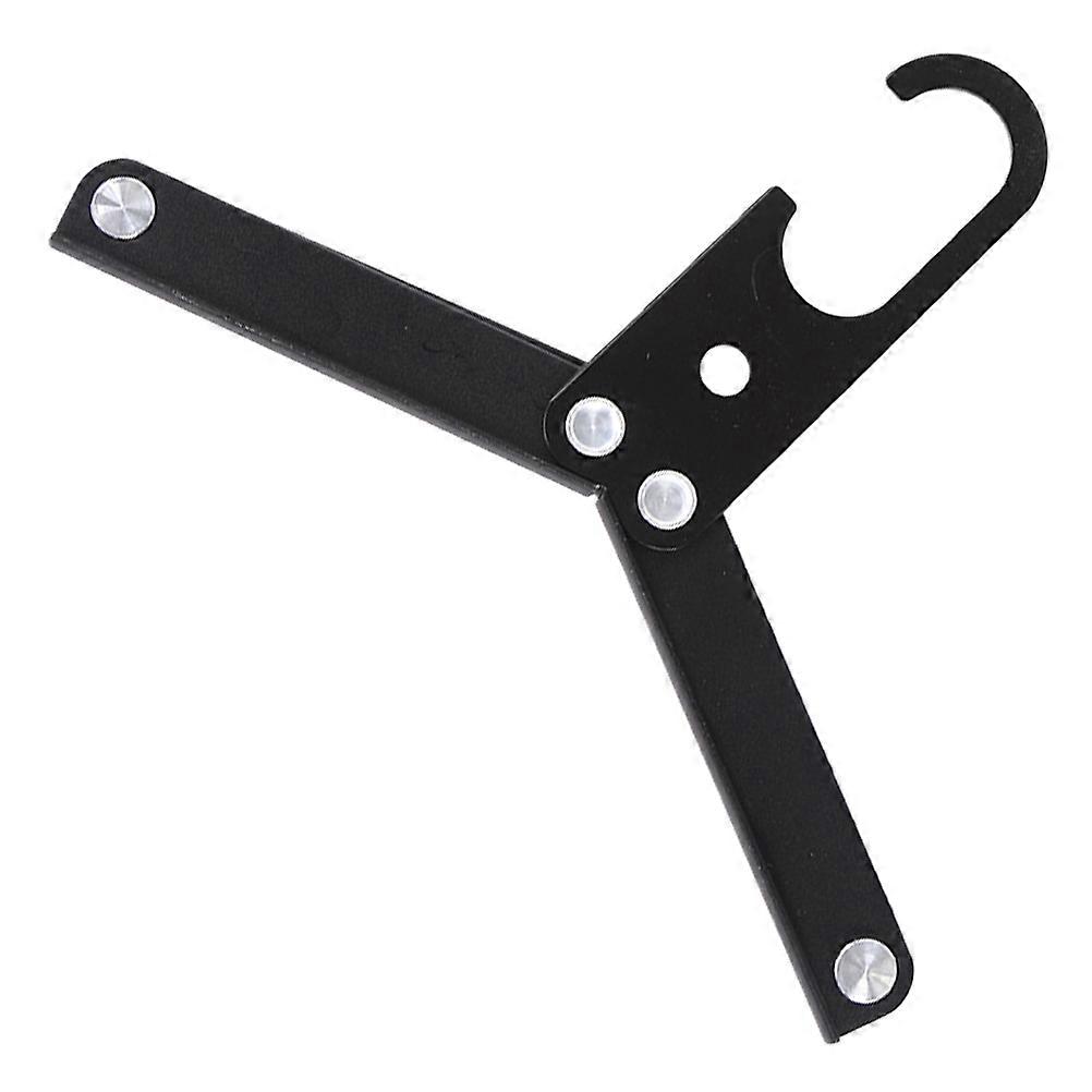 Practical Hanger Multi-Functional Drying Rack for Home Use 3Pcs Black