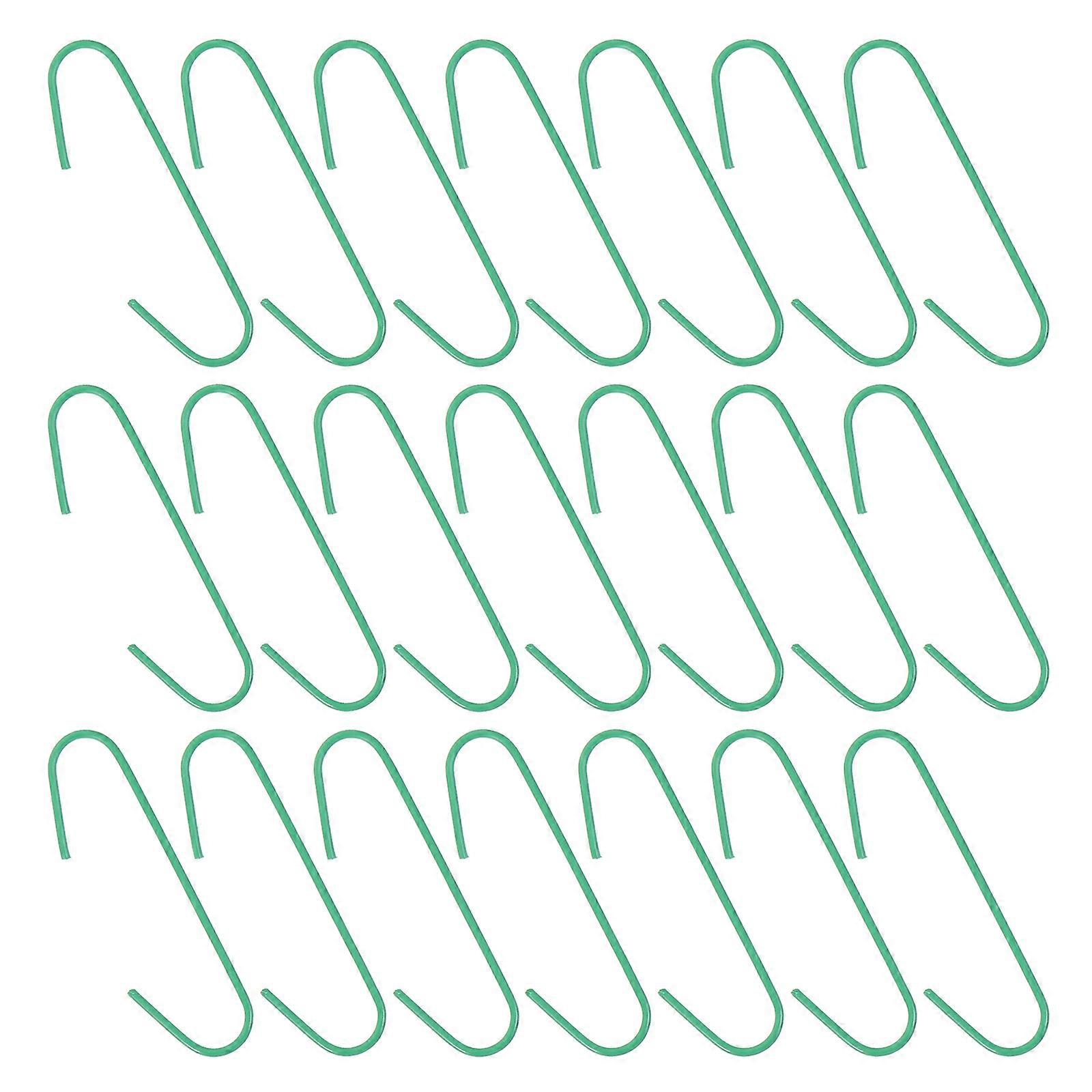 C-Shape Christmas Ornament Hooks for Christmas Tree Decorations Holiday Party Decor Secure Hold 200 Pcs