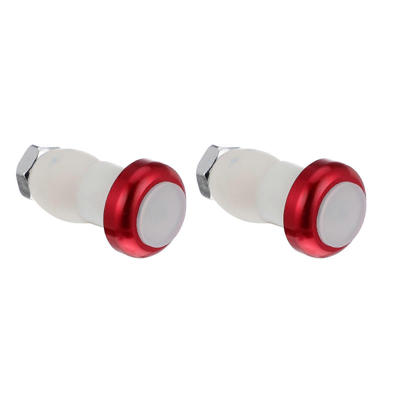 Bike Handlebar End Light for Safety Turning Signal 4Pcs Red LED Set