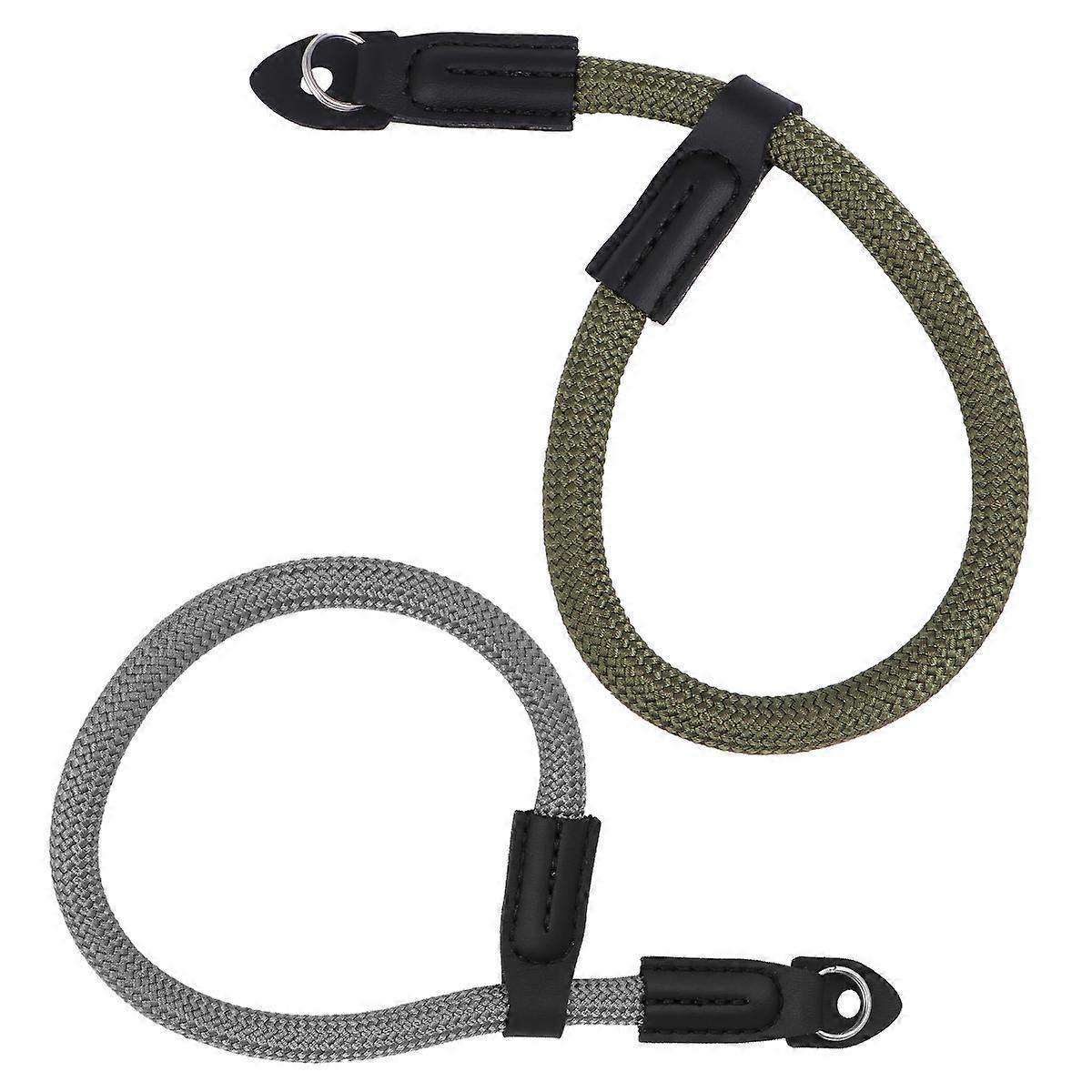 Camera Wrist Strap Multi-Function Universal Nylon Camera Wristband Rope 2Pcs Set