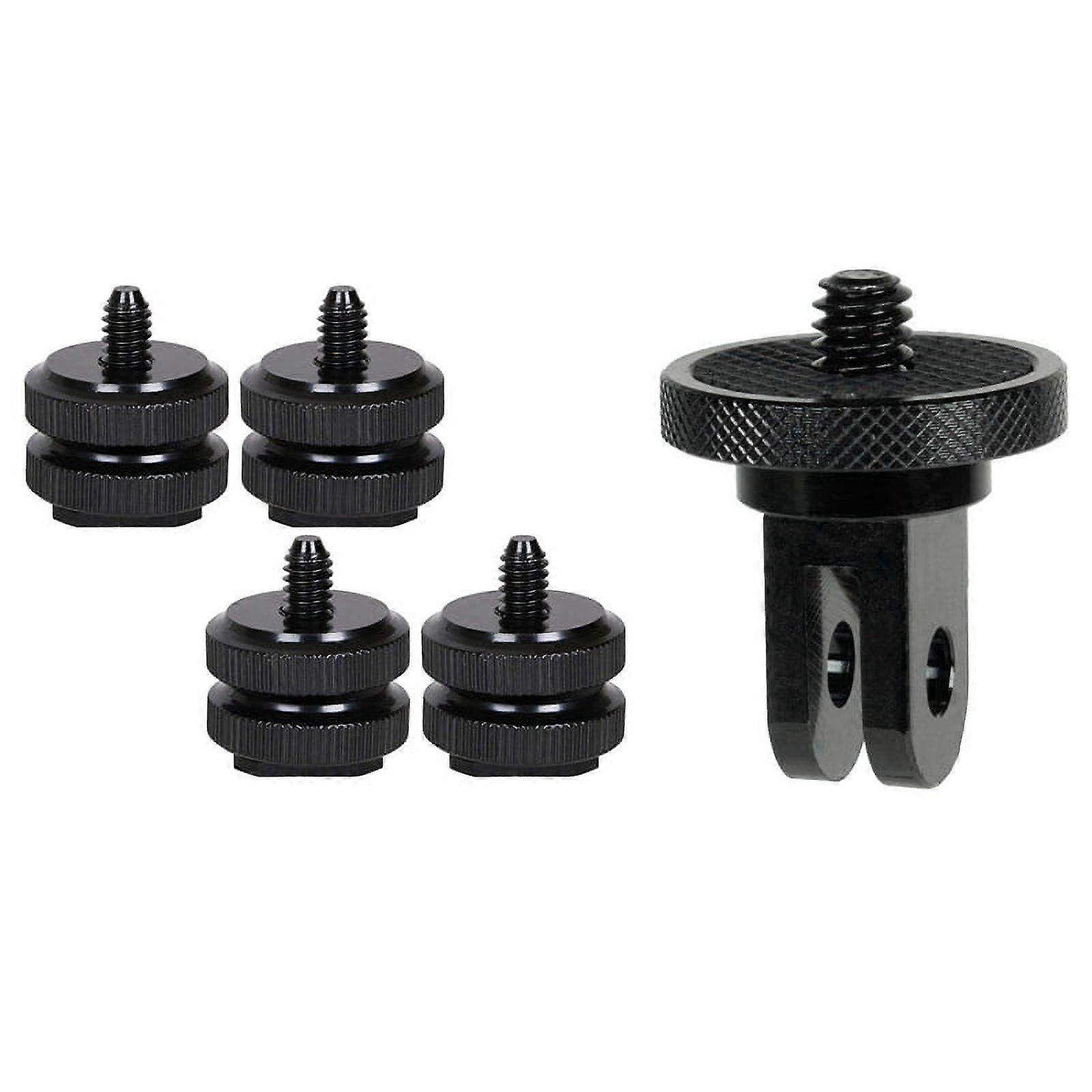 Camera Hot Shoe Mount to 1/4 Inch-20 Tripod Screw Adapter with Camera Mount Adapter for Ecosystem
